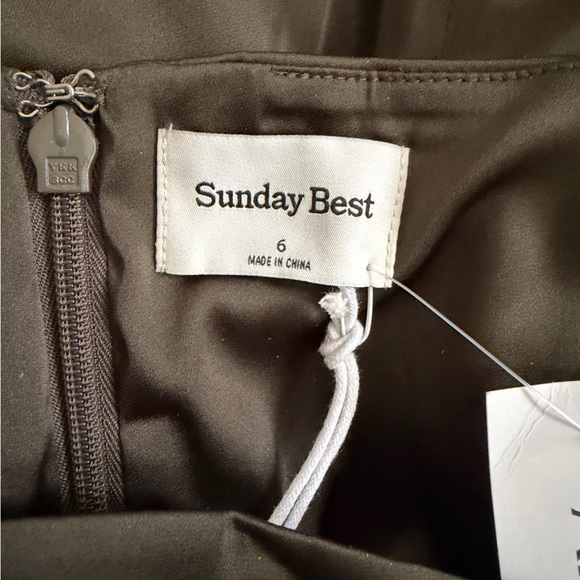 Aritzia Sunday Best Satin Mini Dress - Picture 4 of 8